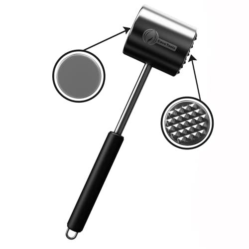 Cave Tools Meat Tenderizer Tool and Mallet Hammer...