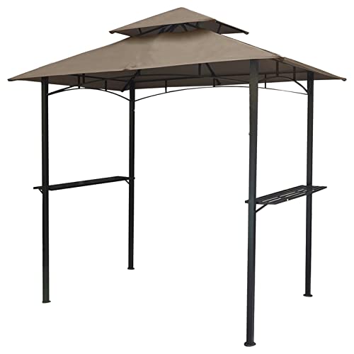 AsterOutdoor 8x5 Outdoor Grill Gazebo 2-Tier...