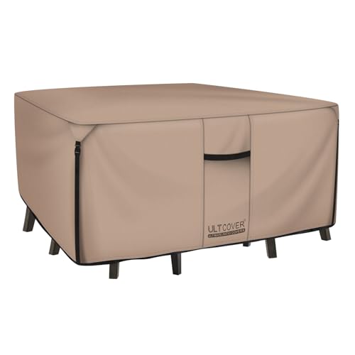 ULTCOVER Square Patio Heavy Duty Table Cover -...