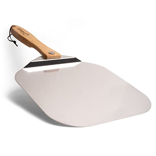 Chef Pomodoro Aluminum Metal Pizza Peel with...