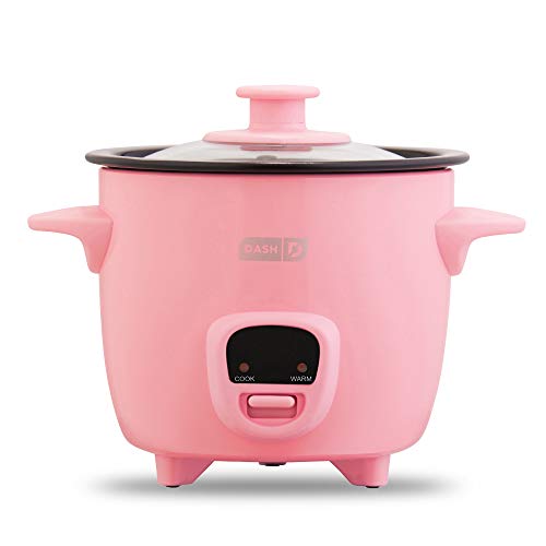 DASH Mini Rice Cooker Steamer with Removable...