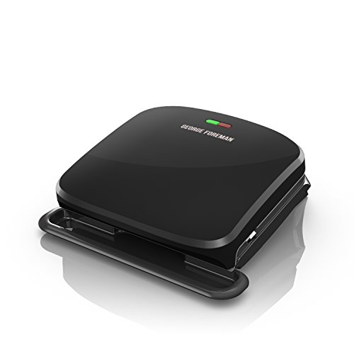 George Foreman 4-Serving Removable Plate Grill and...