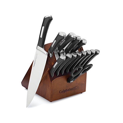 Calphalon Kitchen Knife Set with Self-Sharpening...