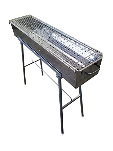 KAYSO HOME 32' Steel Portable Charcoal Kabob Grill...