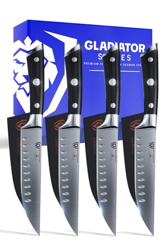 Dalstrong Steak Knives - Set of 4 - Serrated Blade...