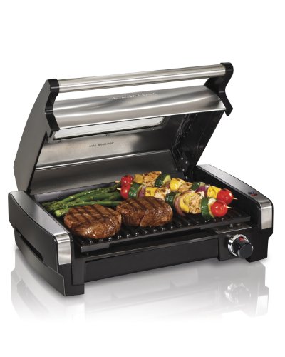 Hamilton Beach Electric Indoor Searing Grill with...