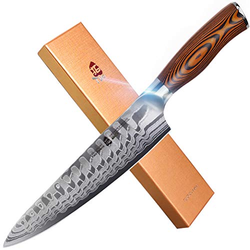 TUO Chef's Knife 8'- 67 Layers Damascus Kitchen...
