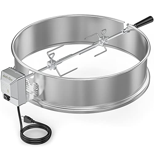 Onlyfire Stainless Steel Rotisserie Ring Kit...