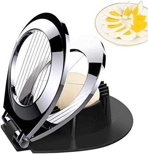 Egg Slicer, BIBURY Egg Slicer for Hard Boiled...