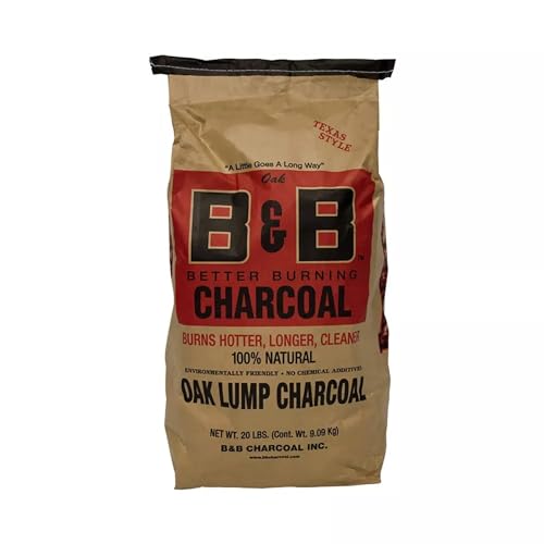 B&B Charcoal Oak Lump Charcoal, Flavor Oak, 20...