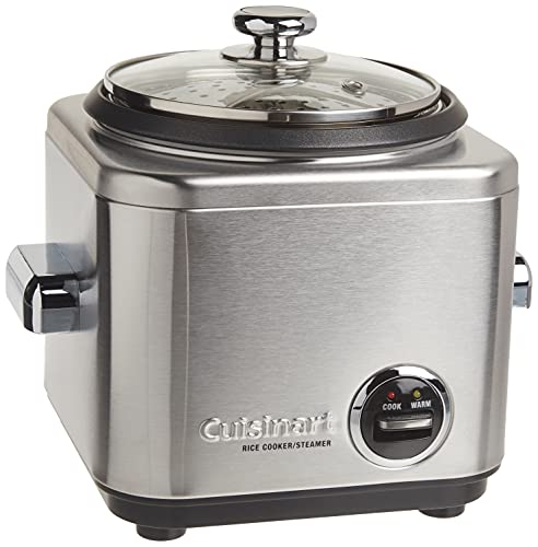 Cuisinart CRC-400P1 4 Cup Rice Cooker, Stainless...