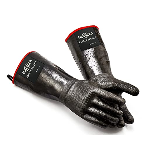 RAPICCA Heat Resistant BBQ Grill Gloves: Oil...