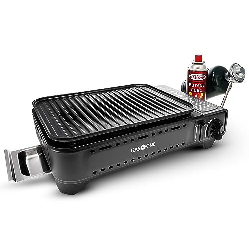 GasOne Propane or Butane Grill Stove GS-2400P Dual...