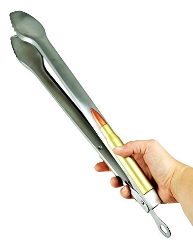 Gibson Bullet Stainless Steel Kitchen & BBQ Tongs...