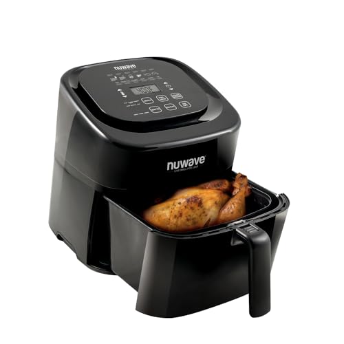 NUWAVE Brio 7-in-1 Air Fryer Oven, 7.25-Quart with...