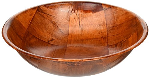 Winco WWB-10 Wooden Woven Salad Bowl, 10-Inch,...
