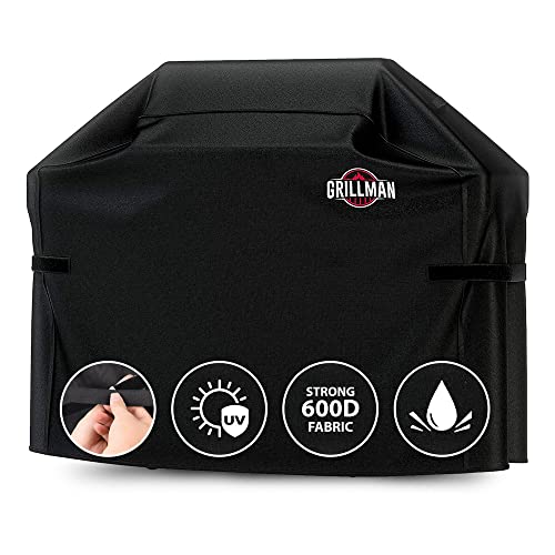 Grillman BBQ Grill Cover. Rip-Proof and Waterproof...