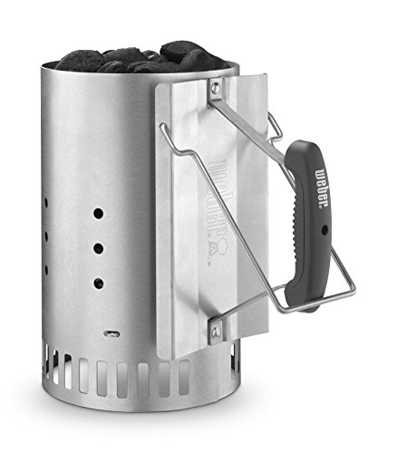 Weber Rapidfire Chimney Starter, Standard, Silver