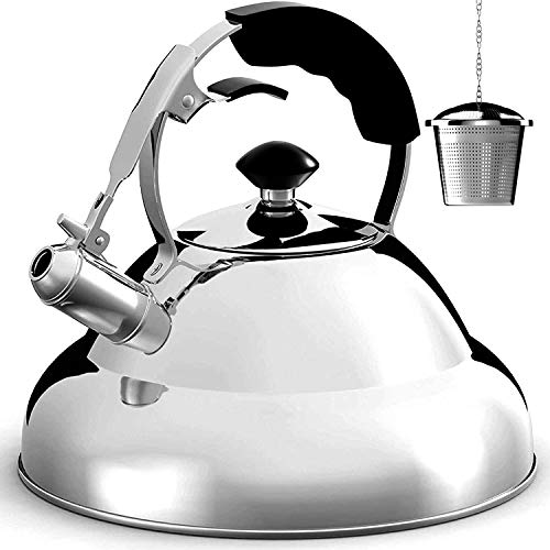 Willow & Everett Whistling Tea Kettle for Stove...