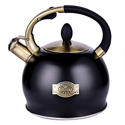 SUSTEAS Stove Top Whistling Tea Kettle - Food...