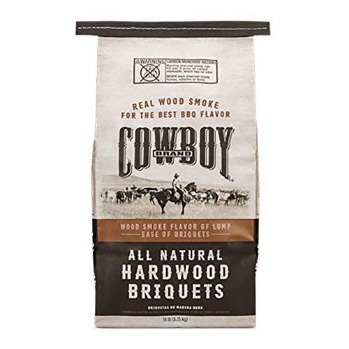 Cowboy 14 Pound All Natural Range Hardwood BBQ...