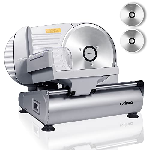 Meat Slicer, CUSIMAX Electric Deli Food Slicer...