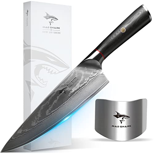 MAD SHARK Ultra Sharp Chef Knife, 8 inch...
