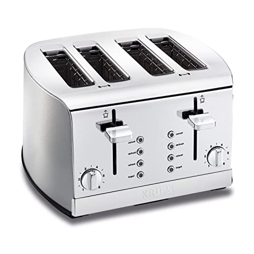 KRUPS: Breakfast Set Stainless Steel Toaster 4...