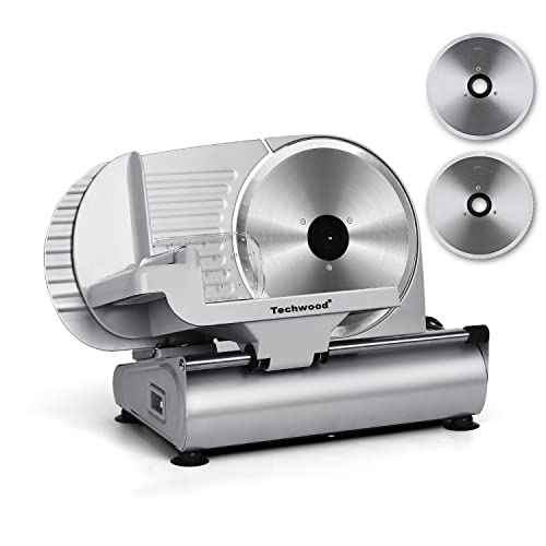 Meat Slicer, Techwood Electric Deil Food Slicer...