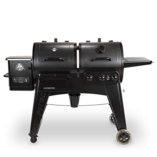 Pit Boss PB1230G Wood Pellet and Gas Combo Grill,...