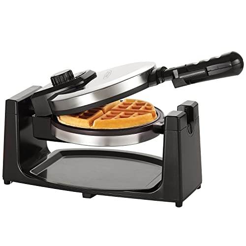 bella Classic Rotating Belgian Waffle Maker with...