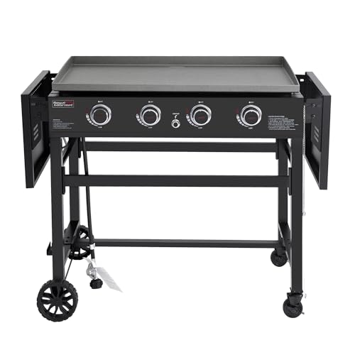 Royal Gourmet GB4001B 4-Burner Propane Gas Griddle...