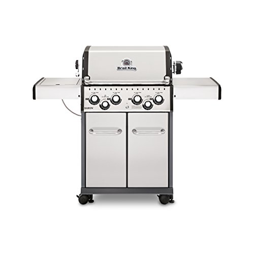 Broil King 922584 Baron S490 Gas Grill, 4-Burner,...
