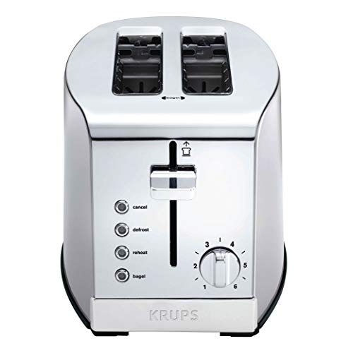 KRUPS: 2 Slice Toaster, Stainless Steel Toaster, 5...
