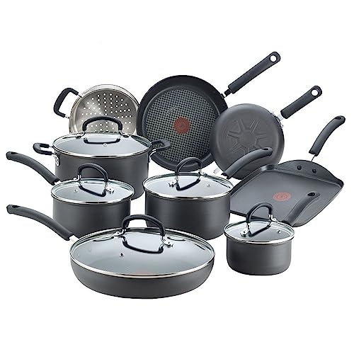 T-fal Ultimate Hard Anodized Nonstick Cookware Set...