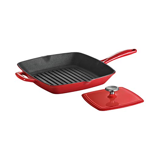 Tramontina Grill Pan with Press Enameled Cast Iron...