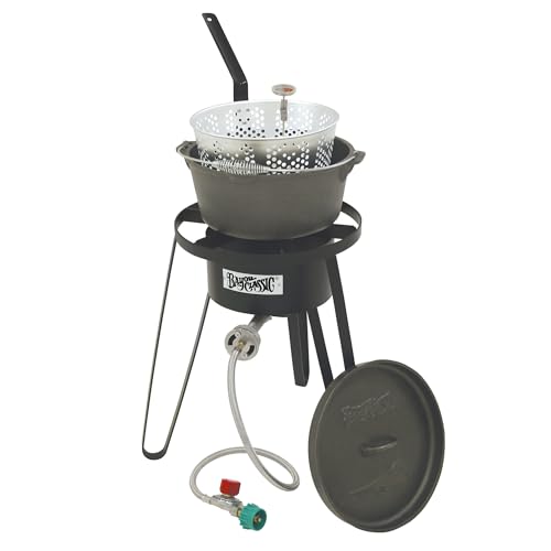 Bayou Classic B159 Cast Iron Fish Cooker Features...