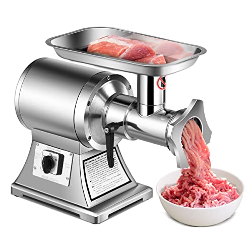 Tangkula Commercial Meat Grinder, 1.5 HP, 1100W,...
