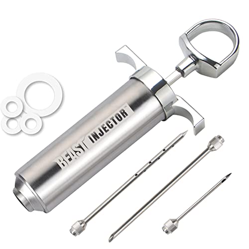 Grill Beast - 304 Stainless Steel Meat Injector...