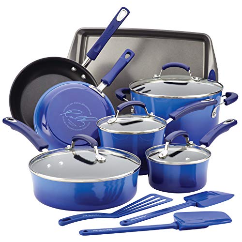 Rachael Ray Brights Nonstick Cookware Pots and...