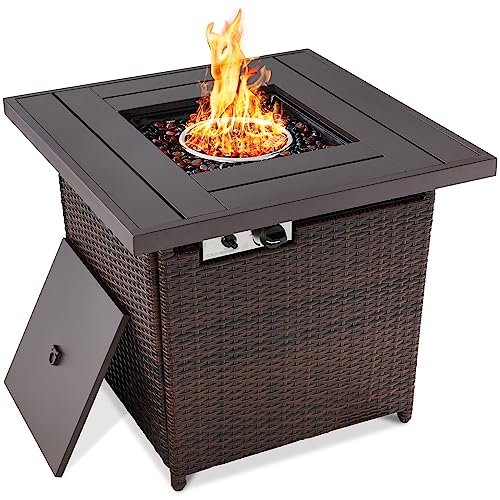 Best Choice Products 28in Gas Fire Pit Table,...