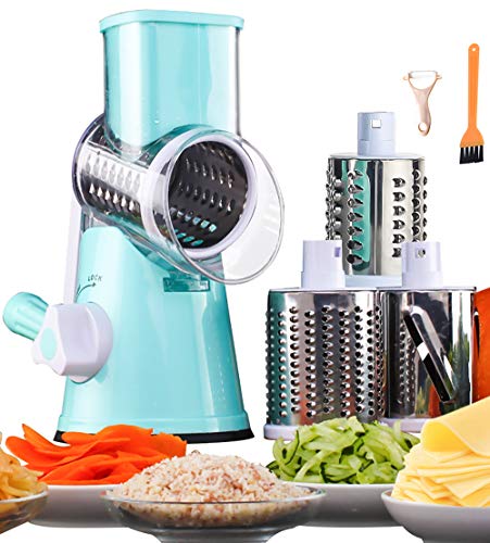 Cheese Grater Rotary Cheese Shredder Vegetable...