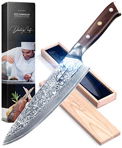 Daddy chef Chef Knife 8 inch - Damascus Blade from...