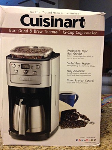 Cuisinart DGB-900BC Grind & Brew Thermal 12-Cup...