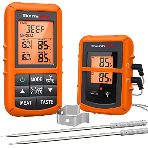 ThermoPro TP20 500FT Wireless Meat Thermometer...