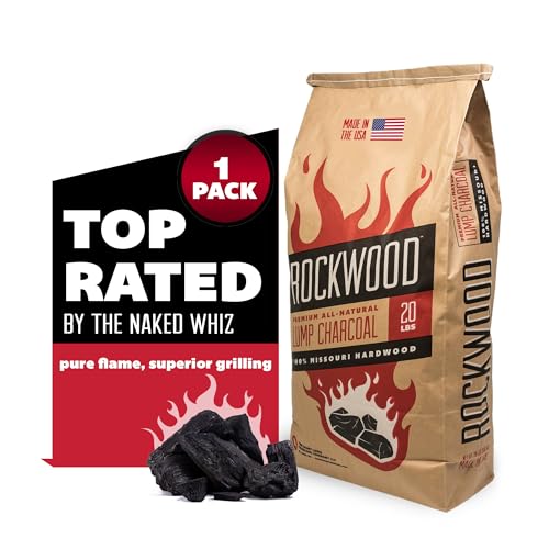 Rockwood Natural Hardwood Lump Charcoal - 20 Lbs...