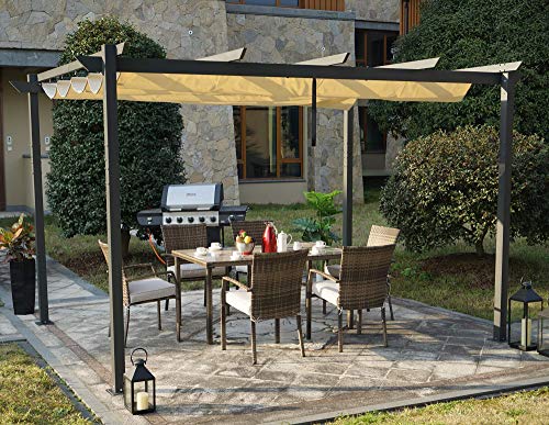 Kozyard Morgan Outdoor Extra-Large Gray Aluminum...