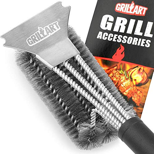 GRILLART Grill Brush and Scraper BBQ Brush for...