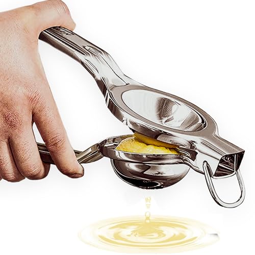 Nuvantee Lemon Squeezer - Large Stainless-Steel...