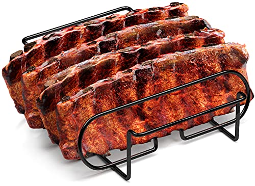 Sorbus® Non-Stick Rib Rack - Porcelain Coated...